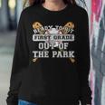 Ready To Hit First Grade Out Of The Park - Back To School Women Crewneck Graphic Sweatshirt Unique Gifts