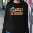 Recess Crew Squad Teachers Students Monitor Back To School Women Sweatshirt Unique Gifts