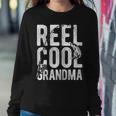 Reel Cool Grandma Retro Fishing Lover Women Sweatshirt Unique Gifts