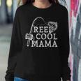 Retro Reel Cool Mama Fishing Fisher For Women Women Sweatshirt Unique Gifts