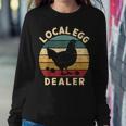 Retro Vintage Local Egg Dealer Farmer Chicken Egg Lover Women Sweatshirt Unique Gifts