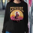 Rodeo Western Country Southern Cowgirl Hat Cowgirl Women Sweatshirt Unique Gifts
