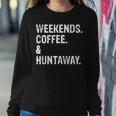 Weekends Coffee And Huntaway New Zealand Huntaway Dog Women Sweatshirt Unique Gifts