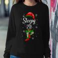 Sleepy Elf Christmas Costume Pajamas Elves Women Sweatshirt Unique Gifts
