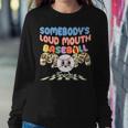 Somebodys Loud Mouth Baseball Mom For Mom Women Sweatshirt Unique Gifts