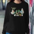 Spooky Plant Lady Halloween Ghost Garden Watering Flowers Women Sweatshirt Unique Gifts