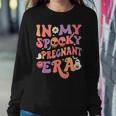 In My Spooky Pregnant Era Ghost Halloween Pregnant Mom Women Sweatshirt Unique Gifts
