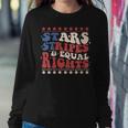 Stars Stripes Equal Rights 4Th Of July Red White And Blue Women Sweatshirt Unique Gifts