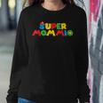 Super Gamer Mom Unleashed Celebrating Motherly Powers Women Sweatshirt Unique Gifts
