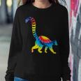Tie Dye Indri Rainbow Print Lemur Animal Hippie Peace Women Sweatshirt Unique Gifts