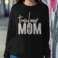 Trombone Mom - Funny Marching Band For Trombone Mother Women Crewneck Graphic Sweatshirt Personalized Gifts