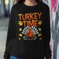 Turkey Time Bowl Bowling Strike Pin Sport Thanksgiving Boys Women Sweatshirt Funny Gifts