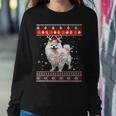 Ugly Sweater Christmas Pomeranian Dog Puppy Xmas Pajama Women Sweatshirt Funny Gifts