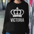 Victoria Name For Women - Queen Princess Crown Women Sweatshirt Unique Gifts