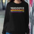 Vintage 80S Style Vancouver Ca Gay Pride Month Women Sweatshirt Unique Gifts