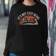 Vintage Retro Its Not Easy Being My Wifes Arm Candy Husband Women Crewneck Graphic Sweatshirt Funny Gifts