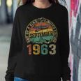 Vintage September 1963 60 Year Old 60Th Birthday Women Women Sweatshirt Funny Gifts