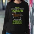 Vintage Never Underestimate An Old Man With A Morgan Horse Women Sweatshirt Unique Gifts