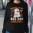 Wound Care Boo Boo Crew Nurse Ghost Halloween Women Sweatshirt Unique Gifts