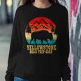 Yellowstone National Park Family Road Trip 2023 Matching Women Crewneck Graphic Sweatshirt Funny Gifts
