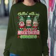 Chillin With My Physical Education Gnomies Teacher Christmas Women Sweatshirt Unique Gifts