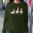 Duck Santa Hat Christmas Lights Silly Goose Xmas Women Women Sweatshirt Unique Gifts