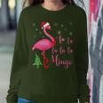 Flamingo Christmas Holiday Tropical Beach Party Women Sweatshirt Unique Gifts