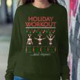 Holiday Workout Drink And Repeat Wine Lovers Christmas Women Sweatshirt Personalized Gifts