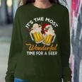 It's The Most Wonderful Time For A Beer Drinking Christmas Women Sweatshirt Unique Gifts