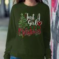 Just A Girl Who Loves Christmas A For Xmas Girls Women Sweatshirt Unique Gifts
