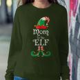 Mom To Be Elf Christmas Pregnancy Announcement Women Sweatshirt Unique Gifts