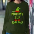 The Mommy Elf Matching Group Christmas Costume Women Sweatshirt Funny Gifts