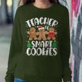 Teacher Of Smart Cookies Gingerbread Christmas Teachers Women Sweatshirt Unique Gifts