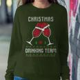 Ugly Christmas Sweater Alcohol Drink Beer Drinking Team Wine Women Sweatshirt Personalized Gifts