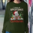 I Want A Hippopotamus For Christmas Xmas Hippo For Kid Women Sweatshirt Unique Gifts