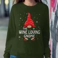 Wine Loving Gnome Matching Family Group Christmas Party Women Sweatshirt Unique Gifts