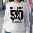 50 Years Of Hip Hop 1973-2023 50Th Anniversary Hip Hop Retro Women Sweatshirt Unique Gifts