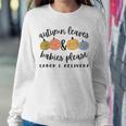 Autumn Leaves Babies Please Labor And Delivery Fall Nurse Women Sweatshirt Unique Gifts