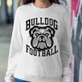 Bulldogs Football Game Day Print Mom Dad Black Women Sweatshirt Funny Gifts