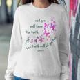 Christian Bible Verse Butterfly For And Girls Women Sweatshirt Unique Gifts
