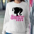 Class Of 2024 Senior Pink Seniors 2024 Girls Women Sweatshirt Unique Gifts