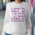 Cowgirls Bride Nashville Bull Bachelorette Lets Go Girls Women Sweatshirt Unique Gifts
