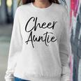 Cute Cheerleader Aunt For Cheerleader Aunt Cheer Auntie Women Sweatshirt Unique Gifts