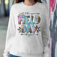 Field Day Let Games Start Begin Leopard Tie Dye Kids Teacher Women Sweatshirt Unique Gifts
