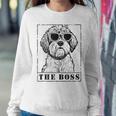 The Boxerdoodle Boss Mom Dad Dog Lover Women Sweatshirt Unique Gifts