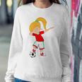 Dabbing Soccer Soccer Dab Girl Women Sweatshirt Unique Gifts