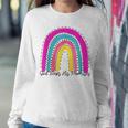 God Keeps His Promises Colorful Boho Rainbow Christian Women Sweatshirt Unique Gifts