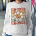 Groovy 3Rd Grade Back To School First Day Of Third Grade Women Sweatshirt Unique Gifts