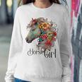 Horse Girl - Just A Girl Who Loves Horses Horseback Riding Women Sweatshirt Unique Gifts