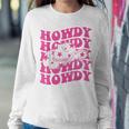 Howdy Southern Western Girl Country Rodeo Pink Cowgirl Women Sweatshirt Unique Gifts